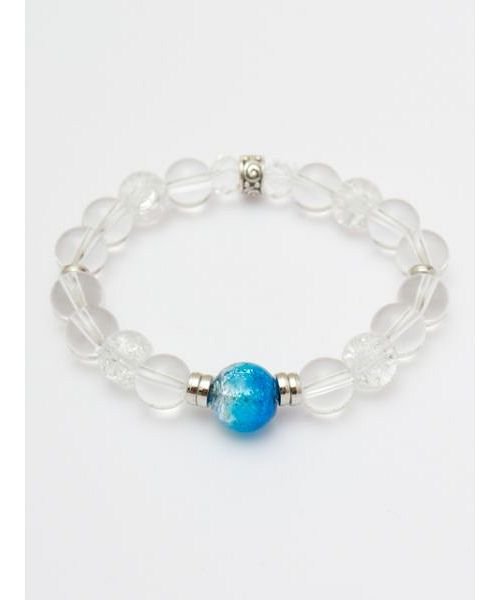 チャイハネ 蓄光ひと粒ほたる玉men Sブレスレット Cepz0124 チャイハネ Cayhane Magaseek