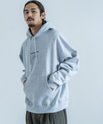 Rocky Monroe(ロッキーモンロー)/MARK GONZALES マークゴンザレス プルオーバーパーカー メンズ レディース 裏起毛 綿 コットン カジュアル シンプル プリント ストリート オーバ/グレー