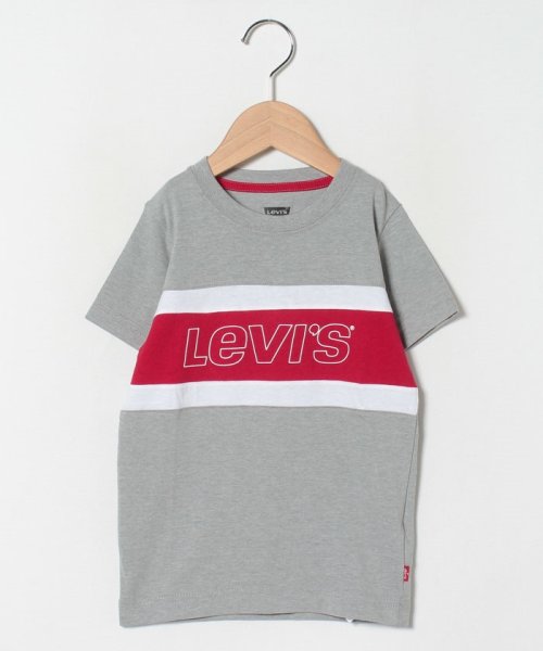 LEVI’S OUTLET(リーバイスアウトレット)/【KIDS】SS COLOR BLOCK TEE GREY HEATHE/グレー