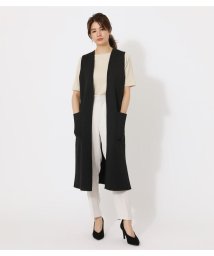 AZUL by moussy(アズールバイマウジー)/BACK BELT KNIT VEST/BLK