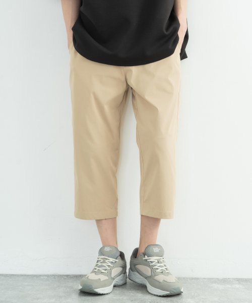 クロップドパンツ メンズ 7分丈 ストレッチ 白 ハーフパンツ カラーパンツ 無地 ゴルフ スポーツ 春夏 Rd Ghost アールディ ゴースト 1738 ロッキーモンロー Rocky Monroe Magaseek
