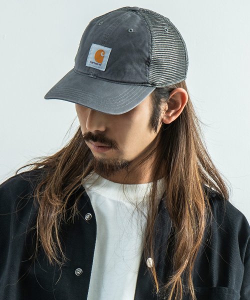 Rocky Monroe(ロッキーモンロー)/CARHARTT カーハート ベースボールキャップ 帽子 メンズ レディース スナップバック 6パネル メッシュ ストリート ワーク カジュアル ダック生地 綿/その他