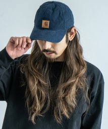 Rocky Monroe(ロッキーモンロー)/CARHARTT カーハート ベースボールキャップ Odessa Cap 帽子 6パネル ストリート ワーク カジュアル ダック生地 綿 コットン スケーター /ネイビー