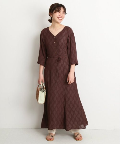 ジャガードフレアーワンピース スローブ イエナ Slobe Iena Magaseek