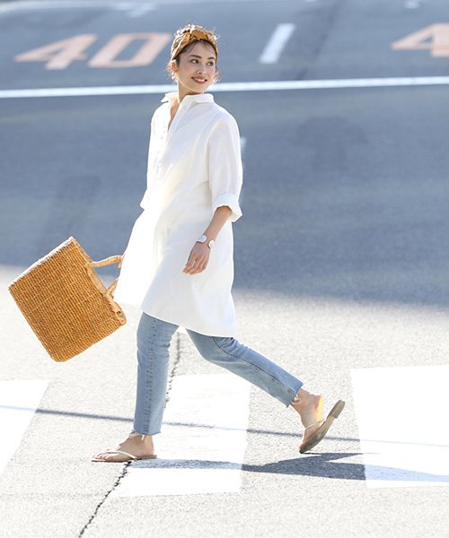 ロングシャツワンピース コカ Coca Magaseek