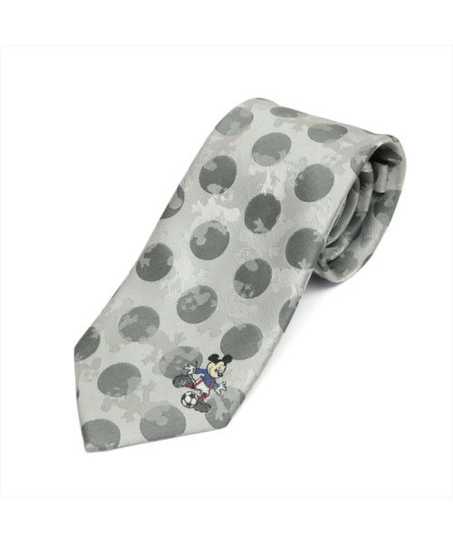 Disney ディズニー ネクタイ ライトグレー系 剣先 モチーフ Tokyo Shirts Tokyo Shirts Magaseek