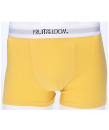 Rocky Monroe(ロッキーモンロー)/FRUIT OF THE LOOM フルーツオブザルーム ボクサーパンツ 下着 アンダーウェア 前閉じ 綿 コットン 無地 伸縮性 ストレッチ カジュアル ギフ/イエロー