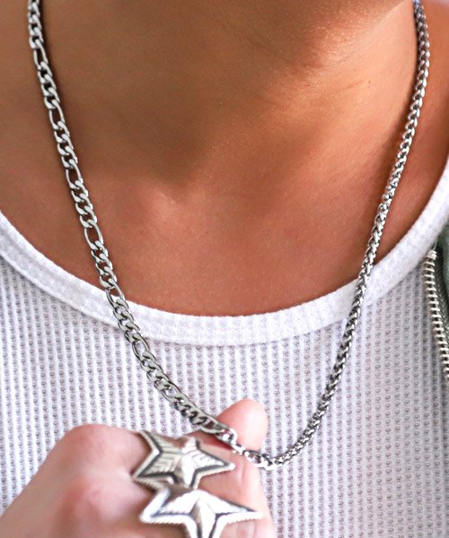 ステンレススチールネックレス ネックレス メンズ アクセサリー ステンレス チェーン 喜平 ラグスタイル Luxstyle Magaseek