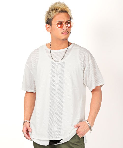 セール 15 Off メッシュアンサンブル Tシャツ タンクトップ 半袖 メンズ アンサンブル 2点セット 重ね着 レイヤード ラグスタイル Luxstyle Magaseek
