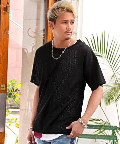 セール メッシュアンサンブル Tシャツ タンクトップ 半袖 メンズ アンサンブル 2点セット 重ね着 レイヤード ラグスタイル Luxstyle Magaseek セール メッシュアンサンブル Tシャツ タンクトップ 半袖 メンズ アンサンブル 2点セット 重ね着 レイヤード ラグスタイル Luxstyle Magaseek