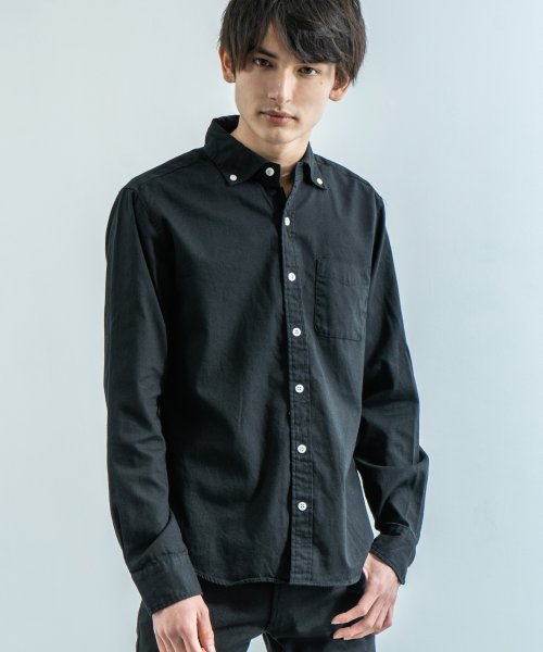 カジュアルシャツ メンズ 長袖 おしゃれ ワイドスプレッド ボタンダウン 無地 チェック ストライプ 国産 日本製 Upscape Audience Aud16 ロッキーモンロー Rocky Monroe Magaseek