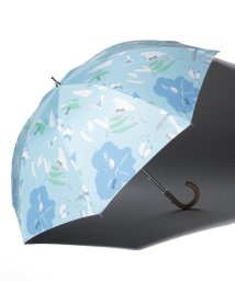 LANVIN Collection(umbrella)(ランバンコレクション（傘）)/LANVIN COLLECTION 晴雨兼用折傘 "フラワー ハット"/ペールスカイ