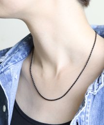 MAISON mou(メゾンムー)/【ego na gh?i/エゴナハイ】stainless necklacce twist chain /ステンレスネックレスねじれチェーン2/ブラック