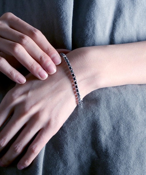 【YArKA/ヤーカ】silver925 venetian chain bracelet [VB2]/ベネチアンチェーンブレスレット シルバー925
