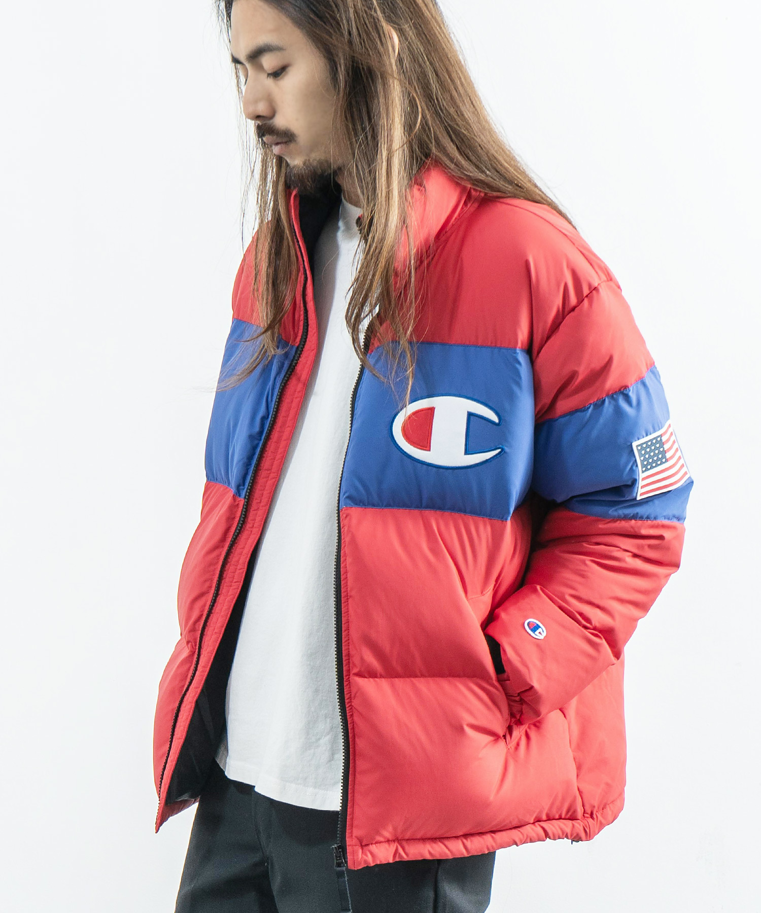 Champion チャンピオン ダウンジャケット メンズ アウター ブルゾン 撥 ...