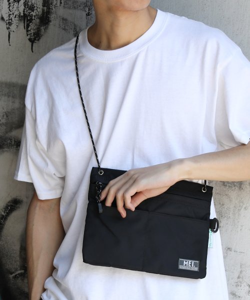 Mei メイ サコッシュ バッグ 鞄 Sacoche 撥水 ユニセックス Mei 000 12 ロッキーモンロー Rocky Monroe Magaseek