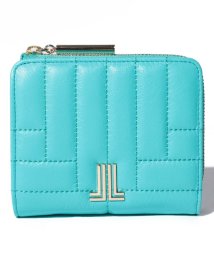 LANVIN en Bleu(BAG)(ランバンオンブルー（バッグ）)/ベルシー Lファスナー二つ折り財布/アクアブルー