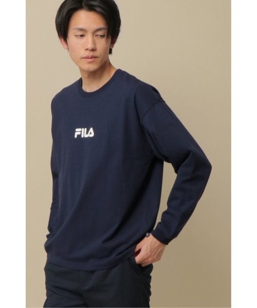 ikka(イッカ)/【WEB限定】FILA ヘリテージ セーリングロンT/ネイビー
