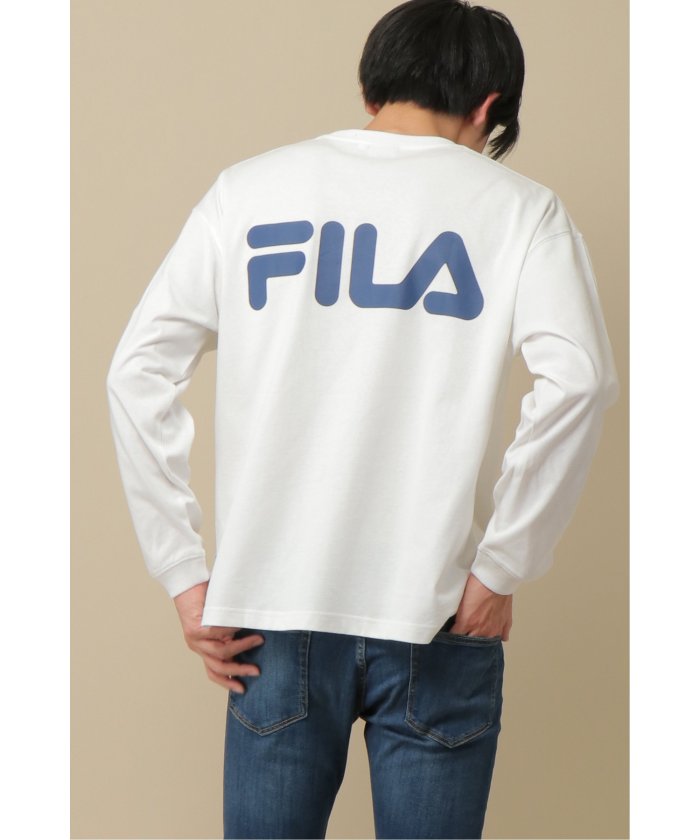 セール】【WEB限定】FILA ヘリテージクルーネックロンT(503081817