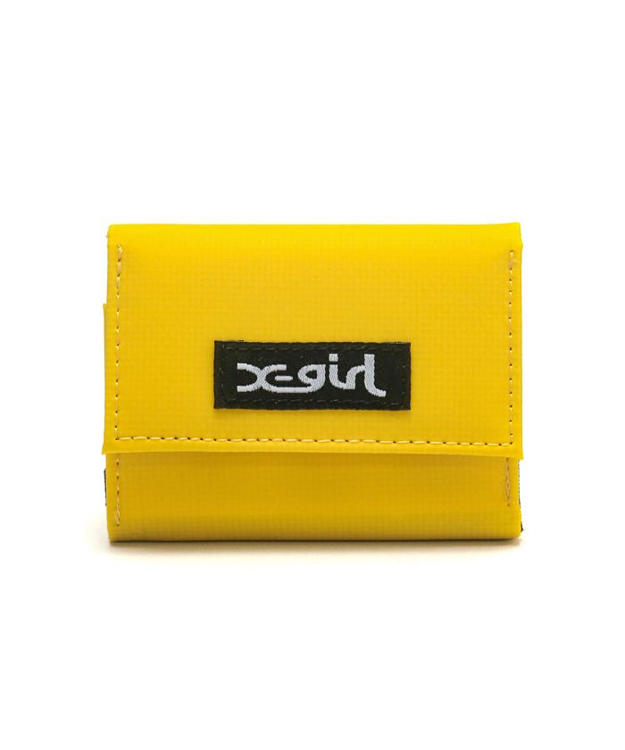 エックスガール 財布 X－girl 三つ折り財布 BOX型小銭入れ コンパクト TARPAULIN EASY WALLET ミニ財布 防水  05194067