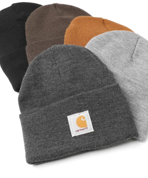 Rocky Monroe(ロッキーモンロー)/CARHARTT カーハート A18 ワッチキャップ ニット帽 メンズ レディース ワッチハット ビーニー 帽子 通年 無地 ロゴ ストリート お揃い 防寒 あ/その他