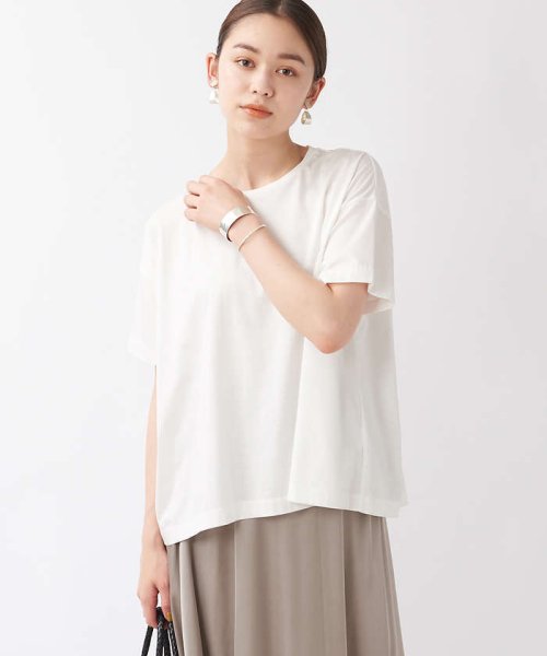 collex(collex)/【接触冷感】コンパクトクールフレアーTシャツ/ホワイト
