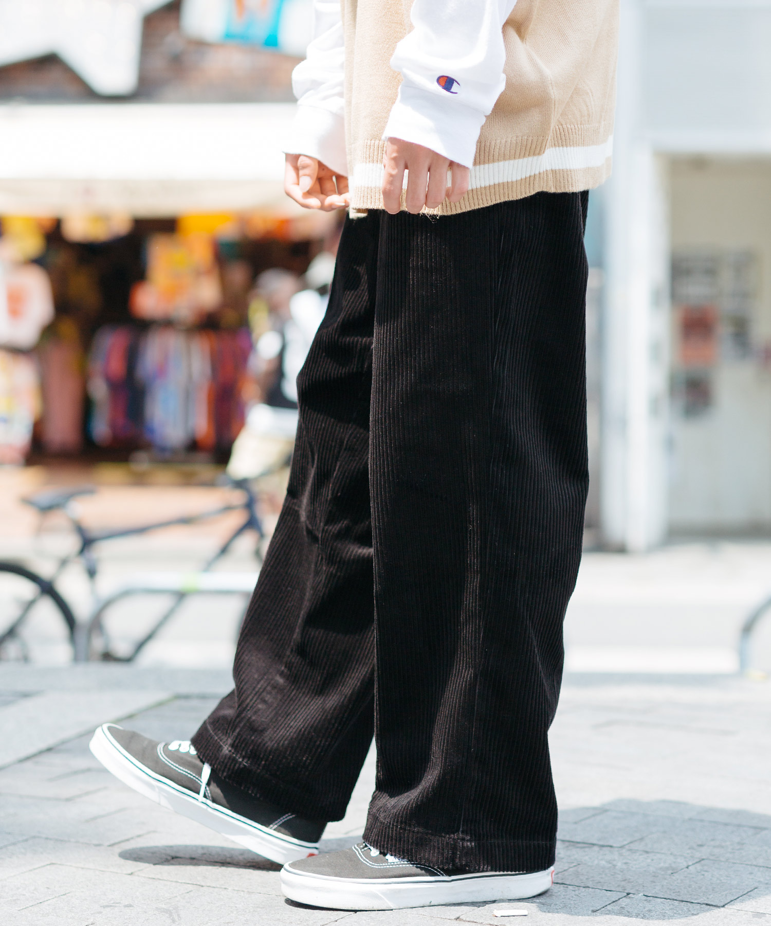 ワイドパンツ メンズ 夏 バギーパンツ 春 スラックス ストリートパンツ