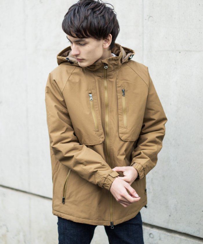 セール Audience オーディエンス マウンテンパーカー メンズ アウター 60 40 ロクヨンクロス サーモライト テフロン Thermolite ジャケット 撥 ロッキーモンロー Rocky Monroe Magaseek