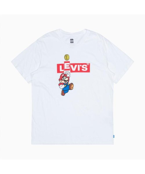 Levi's(リーバイス)/グラフィッククルーネックTシャツ MARIO BOXTAB BING WHITE/NEUTRALS