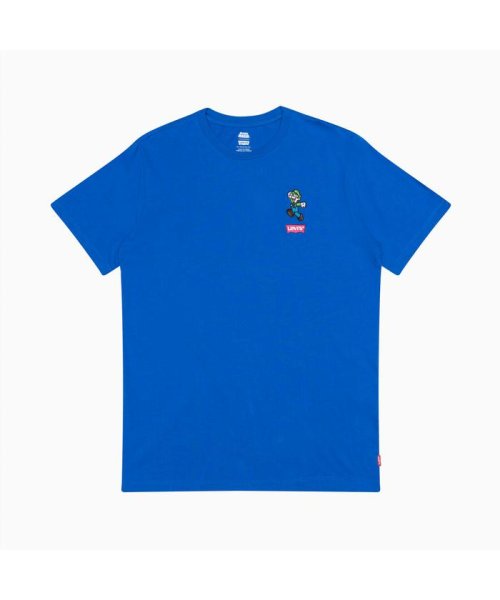 Levi's(リーバイス)/グラフィッククルーネックTシャツ LUIGI LC PATCH BLUE/BLUES