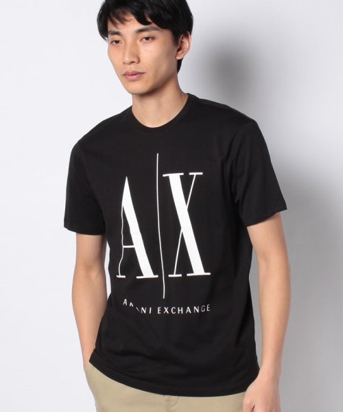 ARMANI EXCHANGE(アルマーニエクスチェンジ)/【メンズ】【ARMANI EXCHANGE】Icon T－Shirt/BLACK