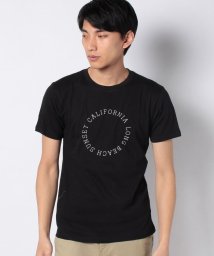 STYLEBLOCK(スタイルブロック)/サーフロゴプリントクルーネック半袖Tシャツ/ブラックC