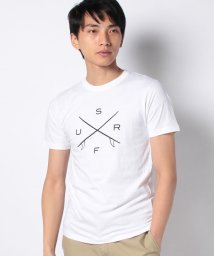 STYLEBLOCK(スタイルブロック)/サーフロゴプリントクルーネック半袖Tシャツ/SURFホワイト