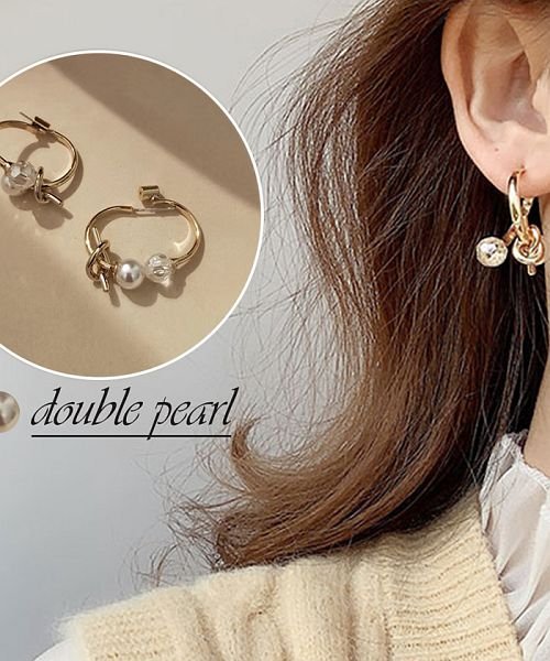 セール Off パールピアス レディース 大人 ピアス おしゃれ アクセサリー 耳飾り スタッドピアス フープ ピアス ミニミニストア Miniministore Magaseek