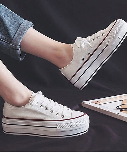 セール スニーカー レディース 厚底 キャンバス スニーカー ローカット フラットシューズ カジュアル 靴 ミニミニストア Miniministore Magaseek セール スニーカー レディース 厚底 キャンバス スニーカー ローカット フラットシューズ カジュアル 靴 ミニミニストア Miniministore Magaseek