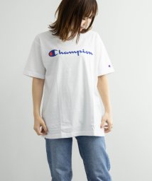 Nylaus(ナイラス)/Champion C3－P302 ロゴプリント クルーネック 半袖 Tシャツ/ホワイト