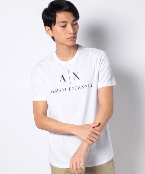 ARMANI EXCHANGE(アルマーニエクスチェンジ)/【メンズ】【ARMANI EXCHANGE】A|X Logo T－Shirt/WHITE