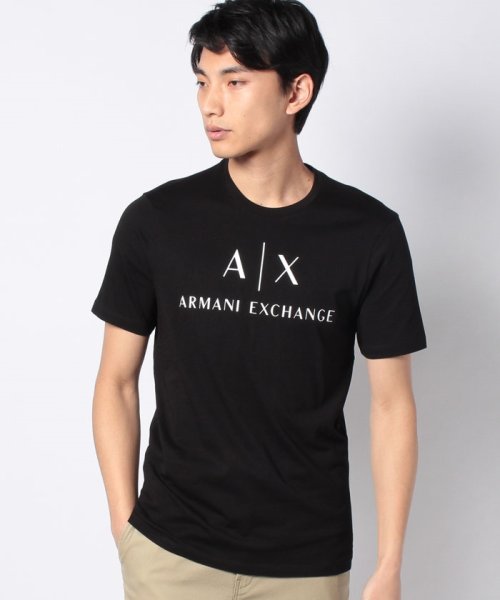 ARMANI EXCHANGE(アルマーニエクスチェンジ)/【メンズ】【ARMANI EXCHANGE】A|X Logo T－Shirt/BLACK