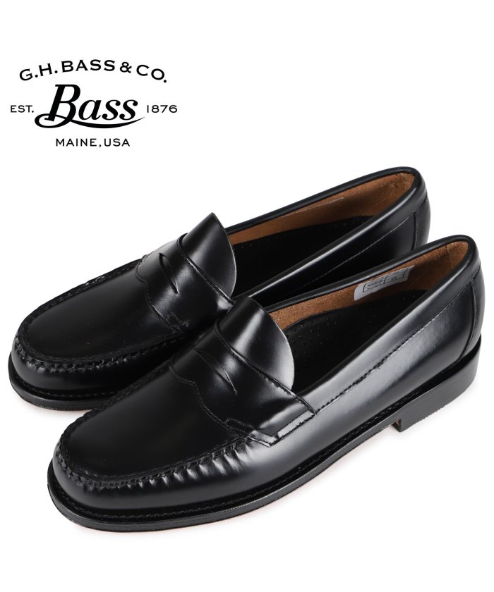 セール G H Bass ジーエイチバス ローファー メンズ Weejuns Logan ブラック Baj 000 ジーエイチバス G H Bass Magaseek