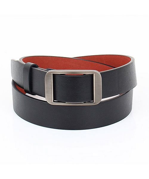 セール ベルトメンズフリーサイズ無段階調整スライド式ビジネスベルトカジュアル穴なしナローベルトベーシックシンプル マエストーソ Maestoso Magaseek