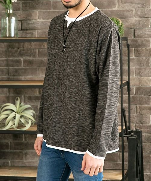 セール ロングtシャツメンズチョーカーネックレス付サーマルtシャツフェイクレイヤードキーネック マエストーソ Maestoso Magaseek セール ロングtシャツメンズチョーカーネックレス付サーマルtシャツフェイクレイヤードキーネック マエストーソ Maestoso Magaseek
