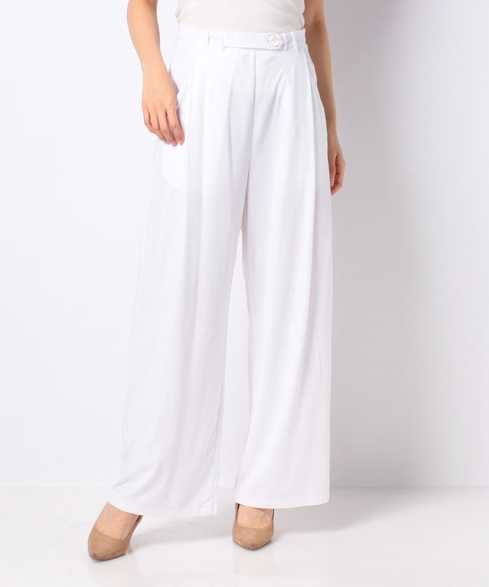 オンラインストア早割 レディース ティッカ タックテーパードパンツ セール開催中 Ticca 55 Off White Ufhfv Tbks 652 Free 直販価格 Www Europub Co Uk