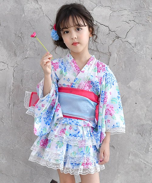 セール 選べる11柄 浴衣ドレス4点セット 子供服bee 子供服bee Magaseek