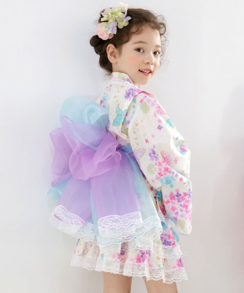 セール 選べる11柄 浴衣ドレス4点セット 子供服bee 子供服bee Magaseek