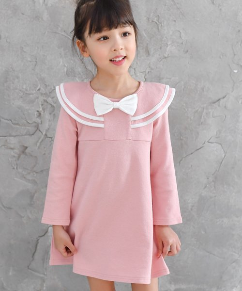 セール 長袖デザインワンピース 子供服bee 子供服bee Magaseek