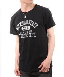 TopIsm(トップイズム)/ボックスロゴプリントクルーネック半袖Tシャツ/ブラック系7