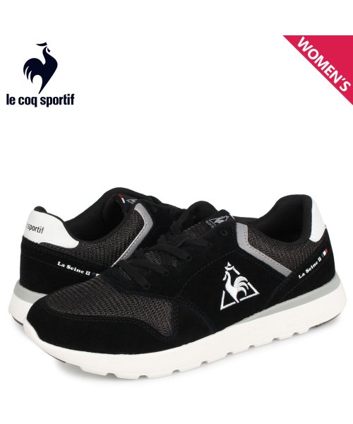 ルコック スポルティフ Le Coq Sportif La セーヌ 2 ワイド スニーカー レディース La Seine 2 Wide ブラック 黒 Ql3pj ルコックスポルティフ Lecoqsportif Magaseek