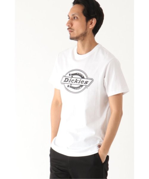 ikka(イッカ)/Dickies ロゴプリントTシャツ/ホワイト