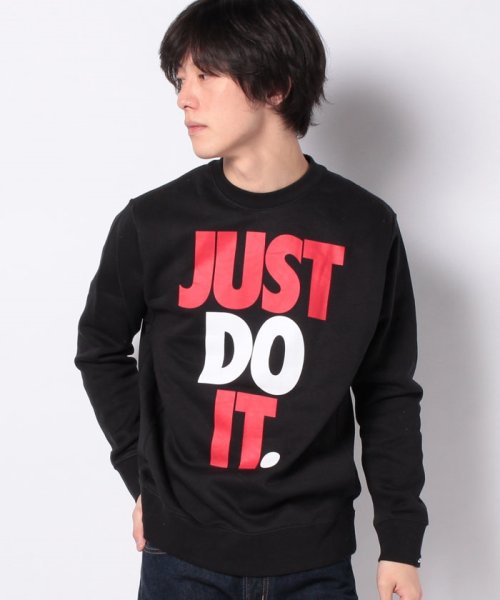 NIKE(ナイキ)/ナイキ JDI フリース ハイブリッド クルー/ブラック