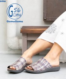 Gomu56(ゴムゴム)/【Gomu57】洗えるゴムメッシュコンフォートサンダル/ブロンズミックス